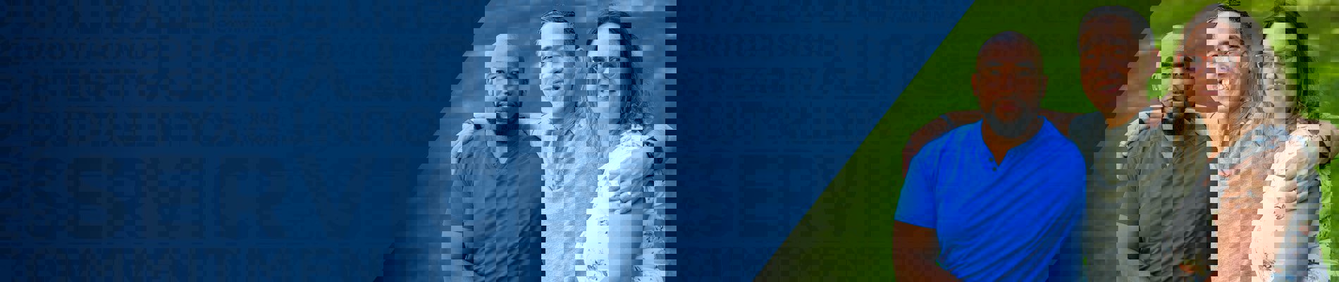 Wounded warrior Sergio Alfaro poses for a photo with fellow warriors Michael Powell and Nicole Shorter.