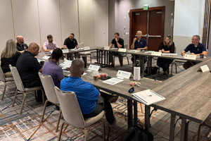 Warrior Advocate Leaders Around Conference Table